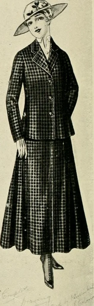 An illustration from Costume design and illustration, 1918, leaf 77