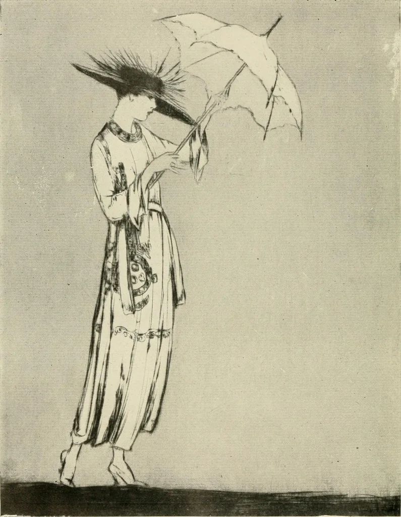 An illustration from Costume design and illustration, 1918, leaf 79