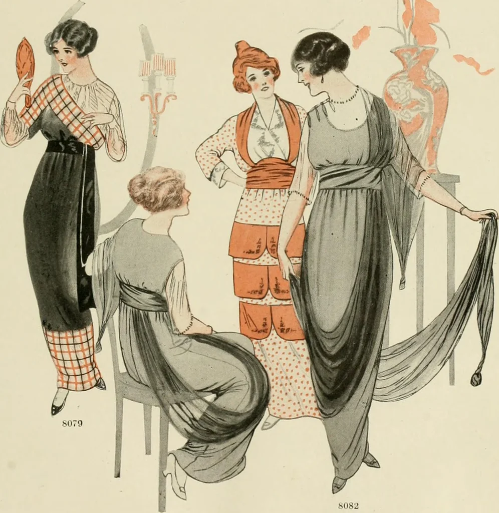 An illustration from Costume design and illustration, 1918, leaf 90