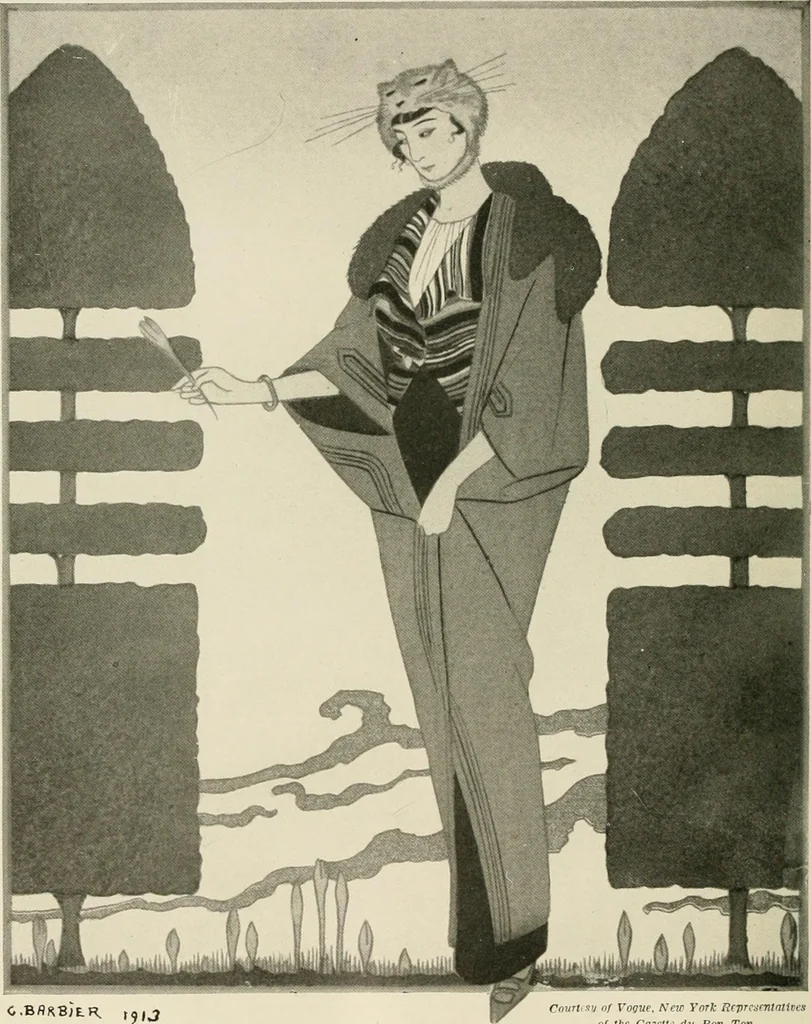 An illustration from Costume design and illustration, 1918, leaf 93