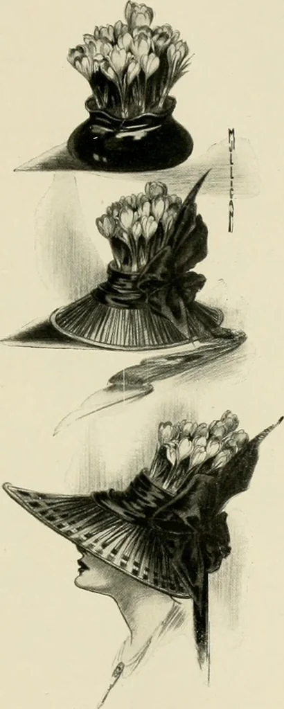 An illustration from Costume design and illustration, 1918, leaf 96