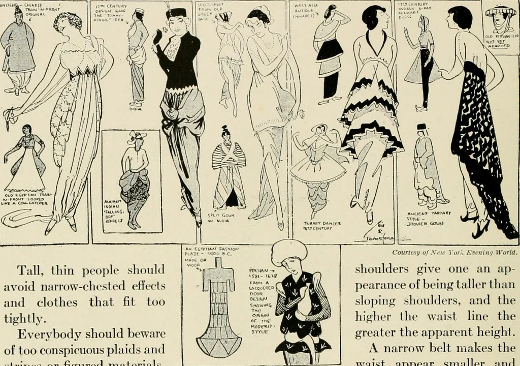 An illustration from Costume design and illustration, 1918, leaf 97