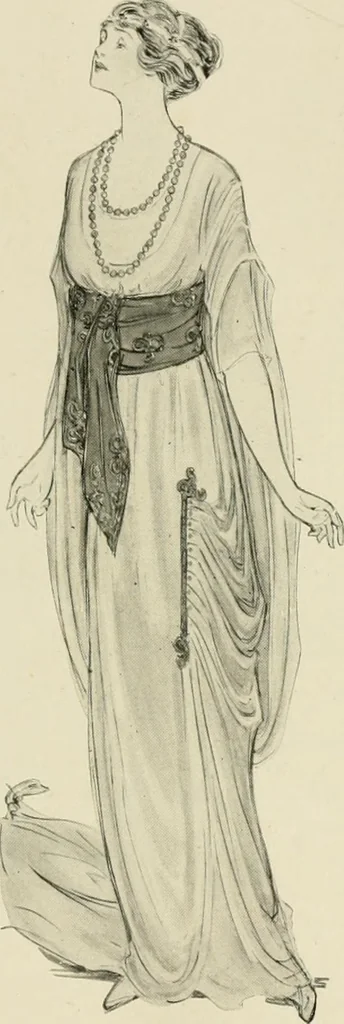 An illustration from Costume design and illustration, 1918, leaf 98