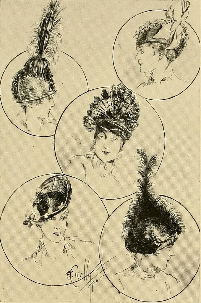 An illustration from Costume design and illustration, 1918, leaf 100