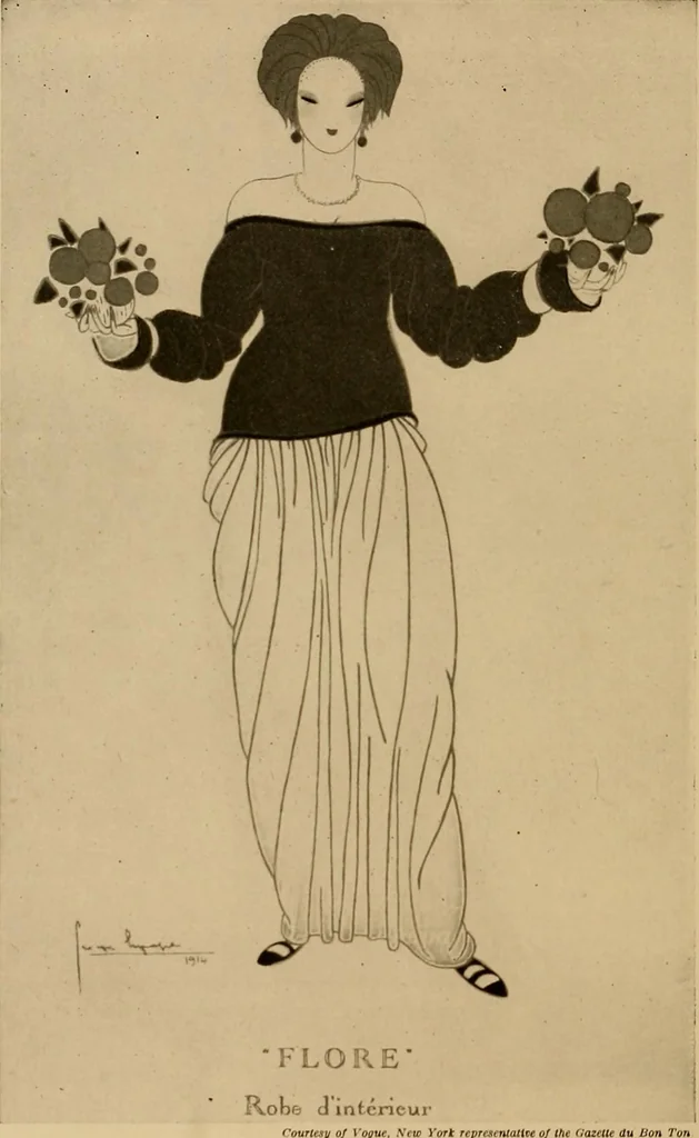 An illustration from Costume design and illustration, 1918, leaf 101
