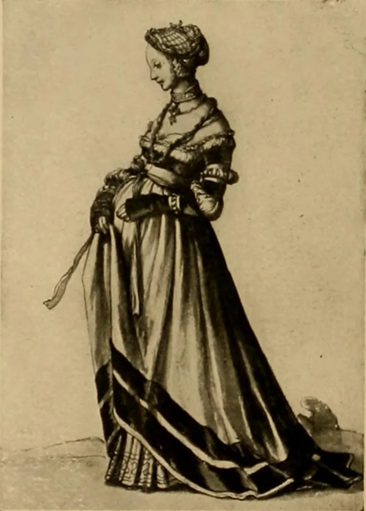 An illustration from Costume design and illustration, 1918, leaf 107