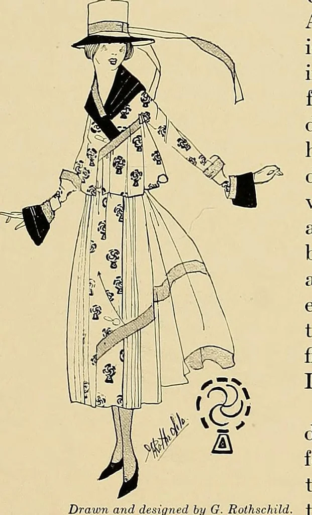 An illustration from Costume design and illustration, 1918, leaf 112