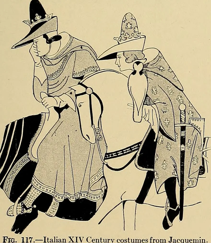 An illustration from Costume design and illustration, 1918, leaf 114