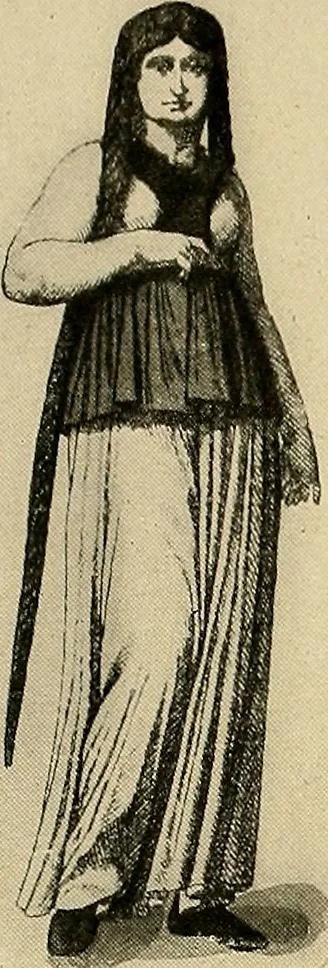 An illustration from Costume design and illustration, 1918, leaf 126