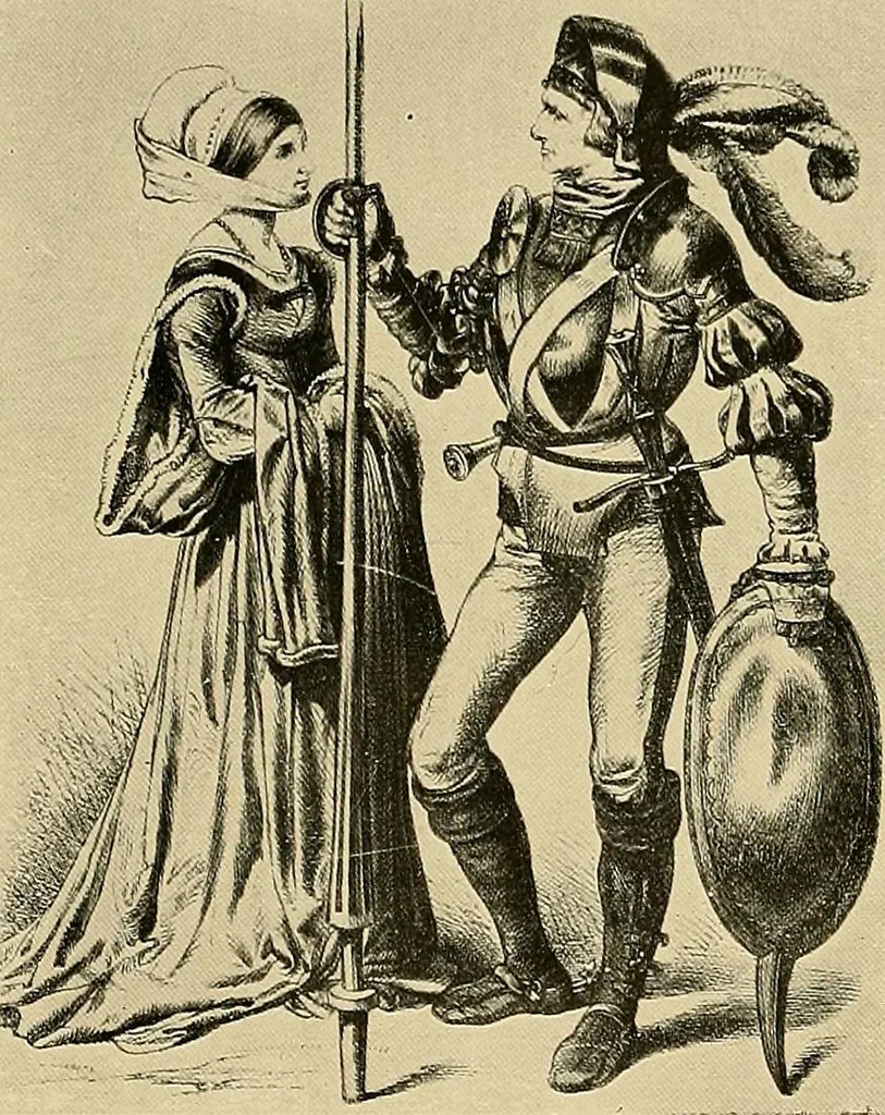 An illustration from Costume design and illustration, 1918, leaf 132