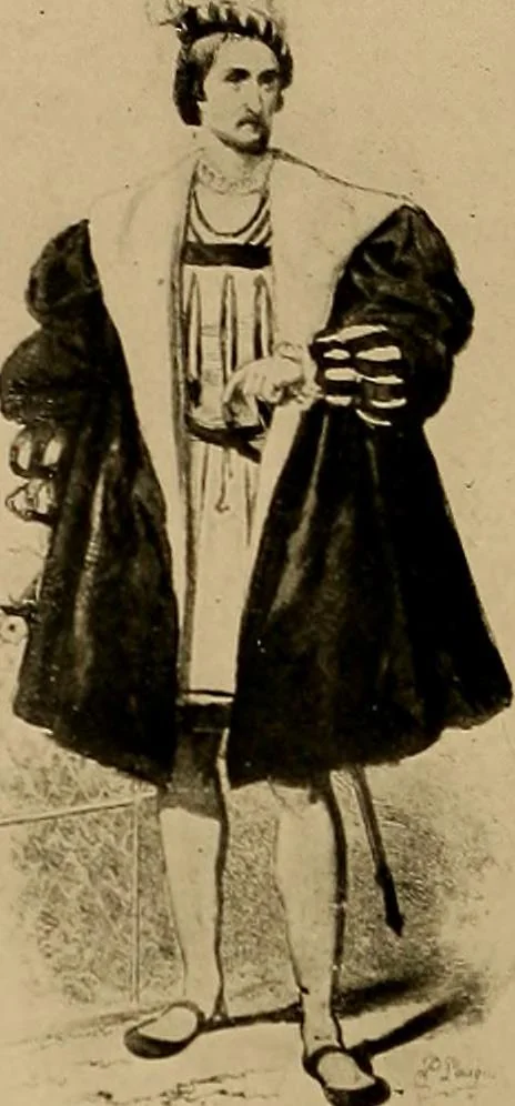 An illustration from Costume design and illustration, 1918, leaf 133