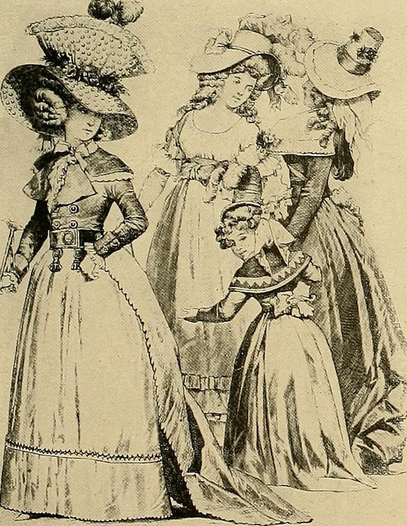 An illustration from Costume design and illustration, 1918, leaf 140