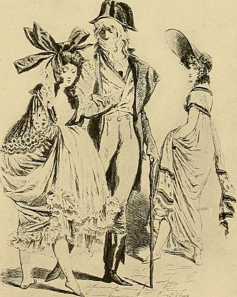 An illustration from Costume design and illustration, 1918, leaf 140
