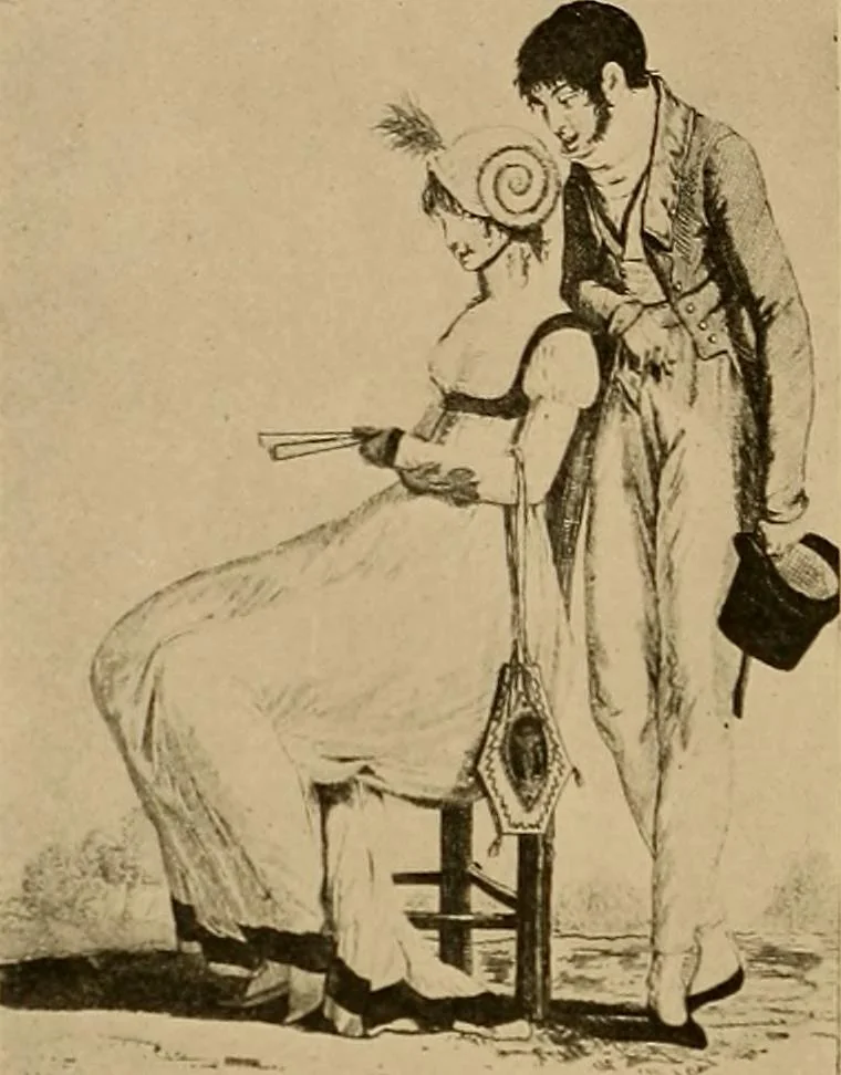 An illustration from Costume design and illustration, 1918, leaf 141