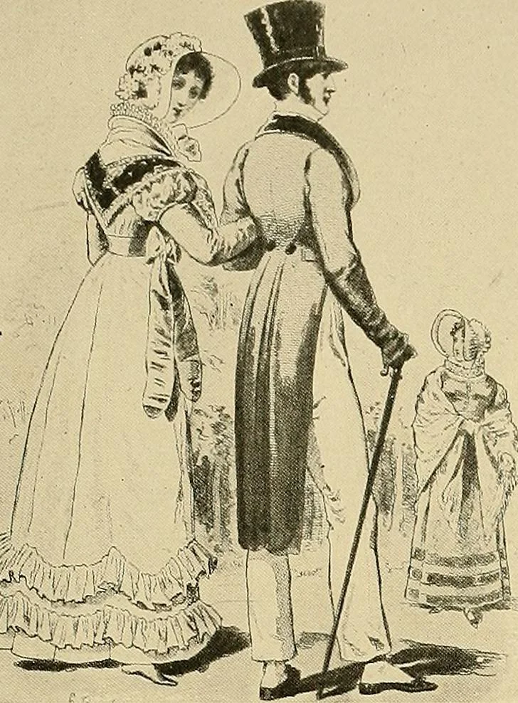 An illustration from Costume design and illustration, 1918, leaf 142