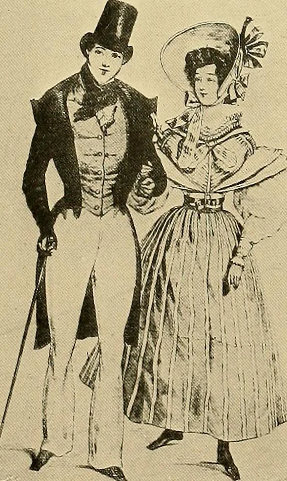 An illustration from Costume design and illustration, 1918, leaf 142