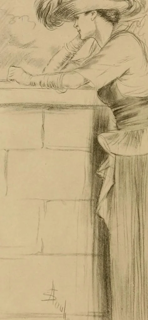 An illustration from Costume design and illustration, 1918, leaf 145