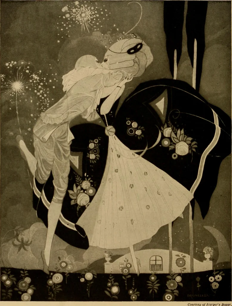 An illustration from Costume design and illustration, 1918, leaf 155