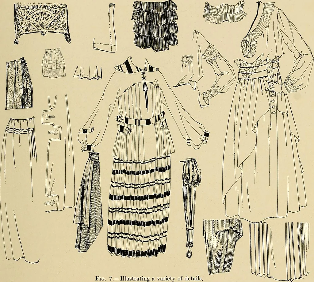 An illustration from Costume design and illustration, 1918, leaf 24