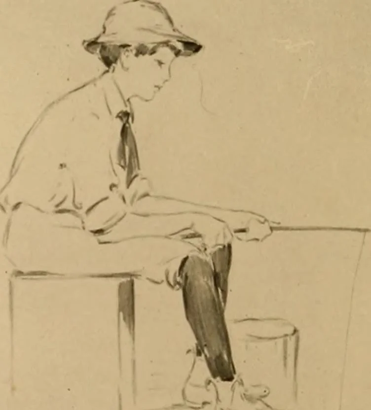 An illustration from Costume design and illustration, 1918, leaf 29