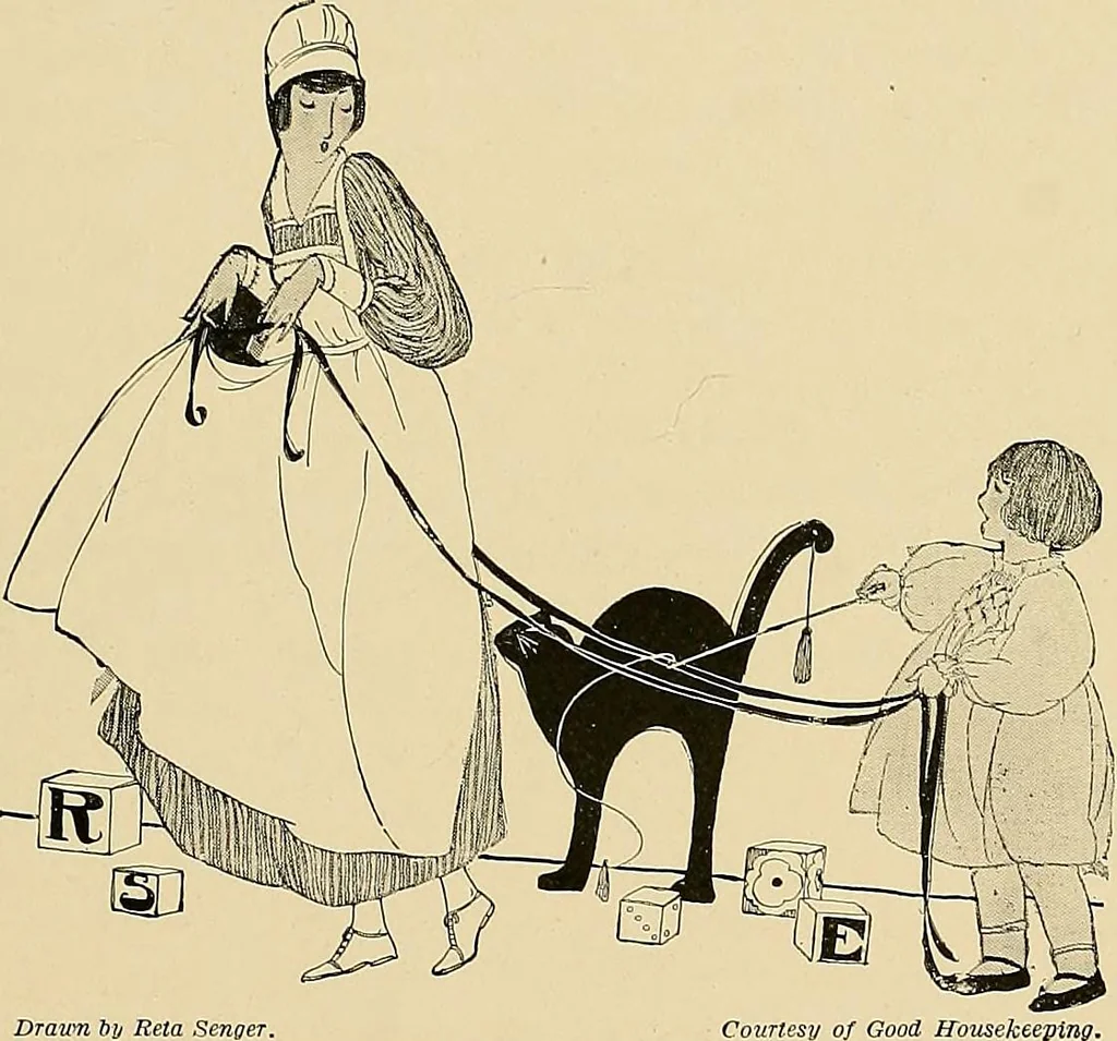 An illustration from Costume design and illustration, 1918, leaf 32
