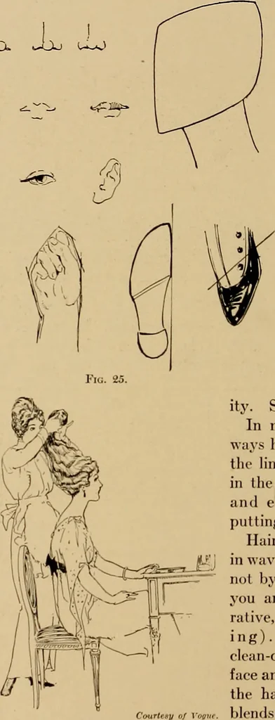 An illustration from Costume design and illustration, 1918, leaf 37