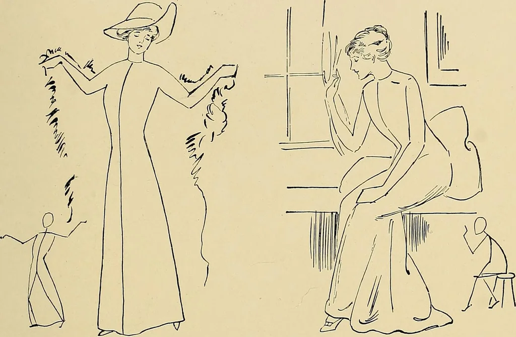 An illustration from Costume design and illustration, 1918, leaf 42