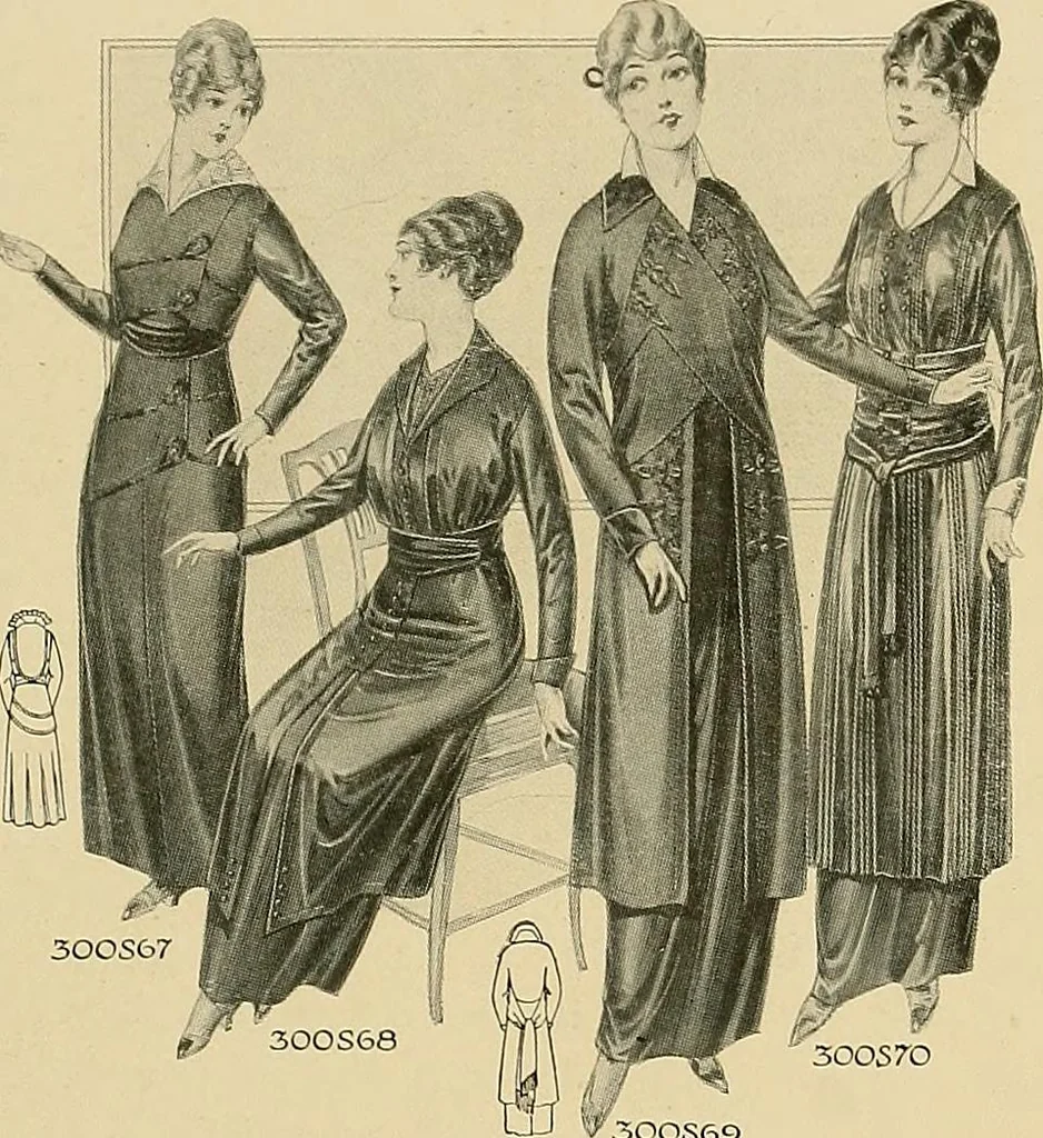 An illustration from Costume design and illustration, 1918, leaf 54
