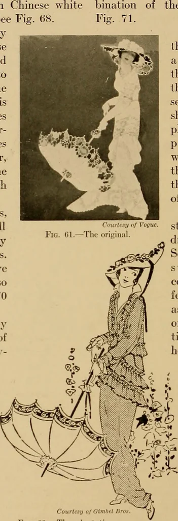 An illustration from Costume design and illustration, 1918, leaf 57