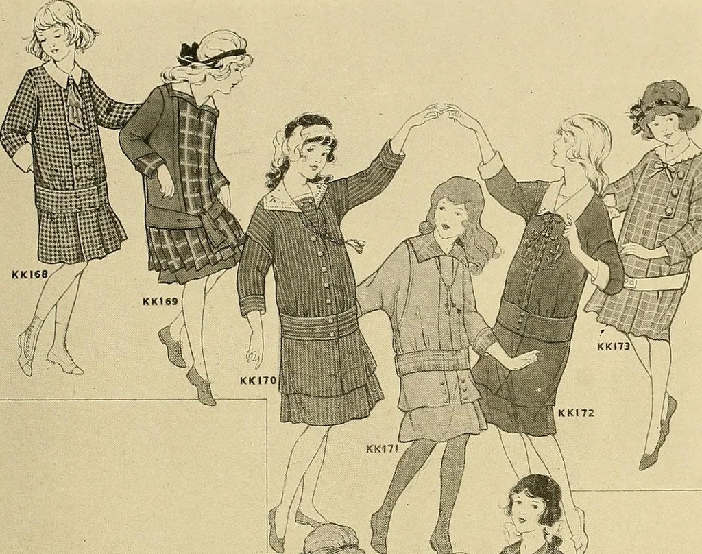 An illustration from Costume design and illustration, 1918, leaf 60