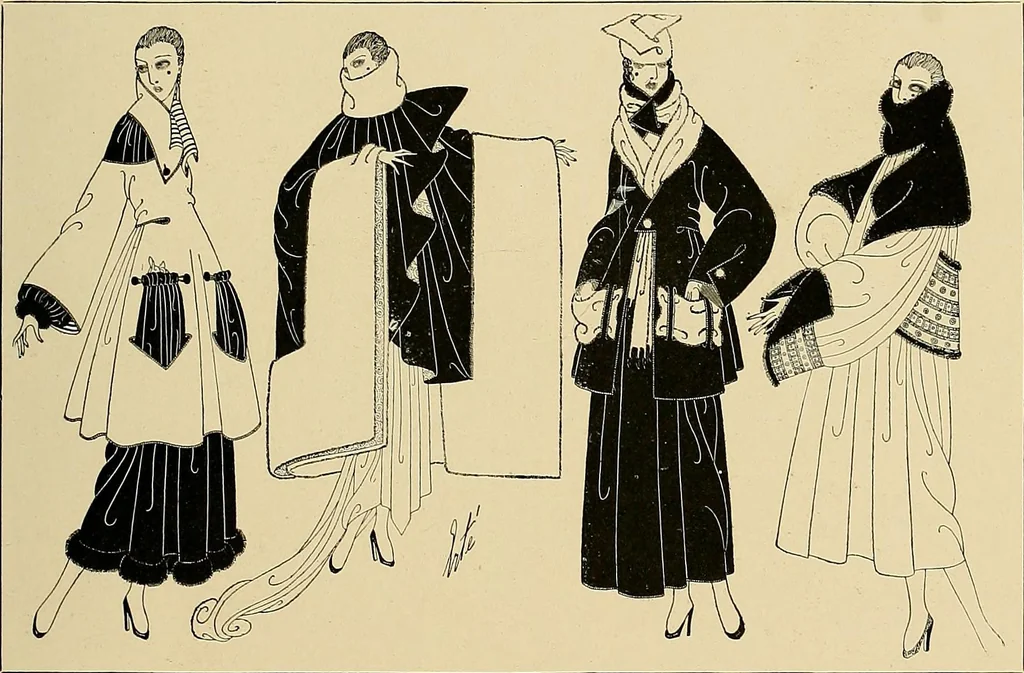 An illustration from Costume design and illustration, 1918, leaf 64
