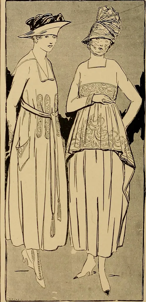 An illustration from Costume design and illustration, 1918, leaf 65