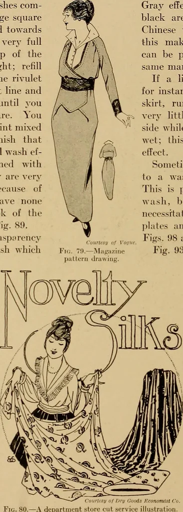 An illustration from Costume design and illustration, 1918, leaf 69