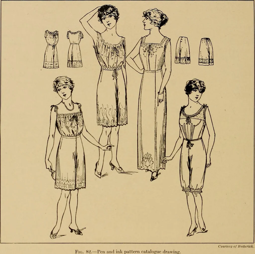 An illustration from Costume design and illustration, 1918, leaf 71