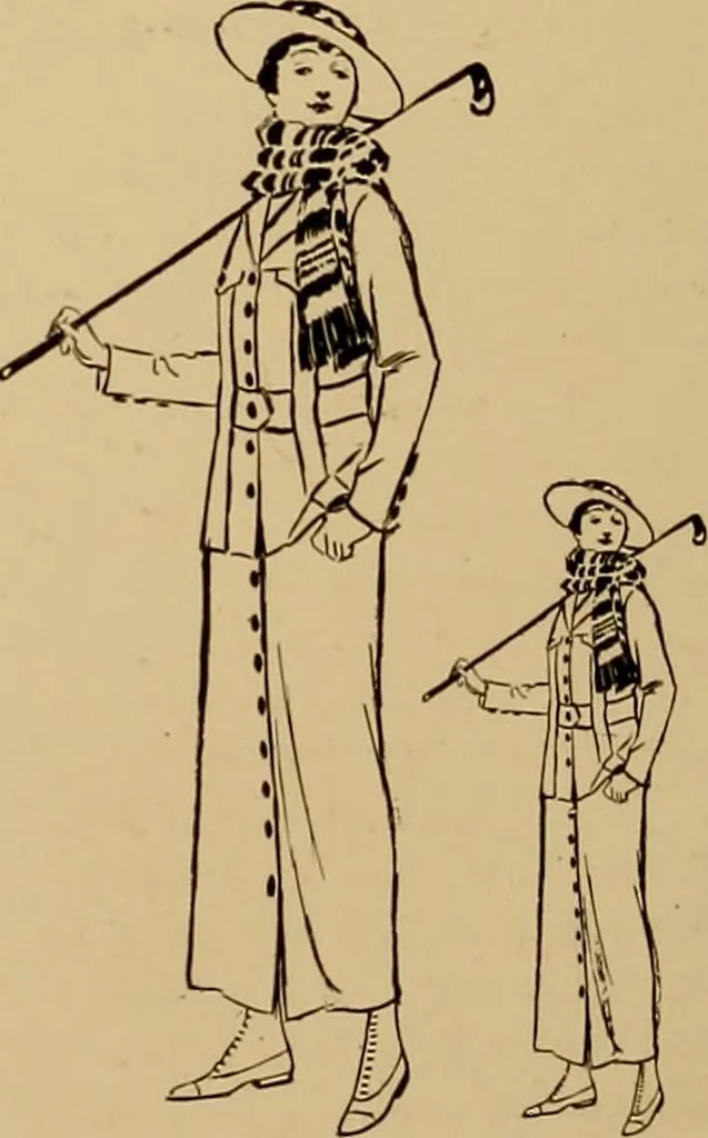 An illustration from Costume design and illustration, 1918, leaf 73