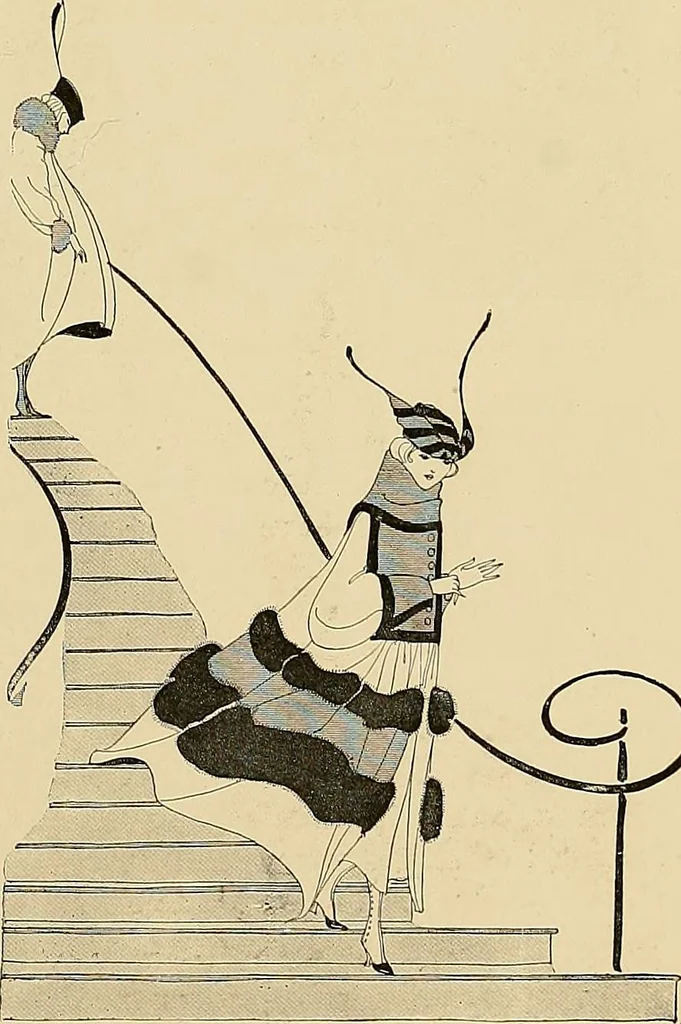 An illustration from Costume design and illustration, 1918, leaf 74