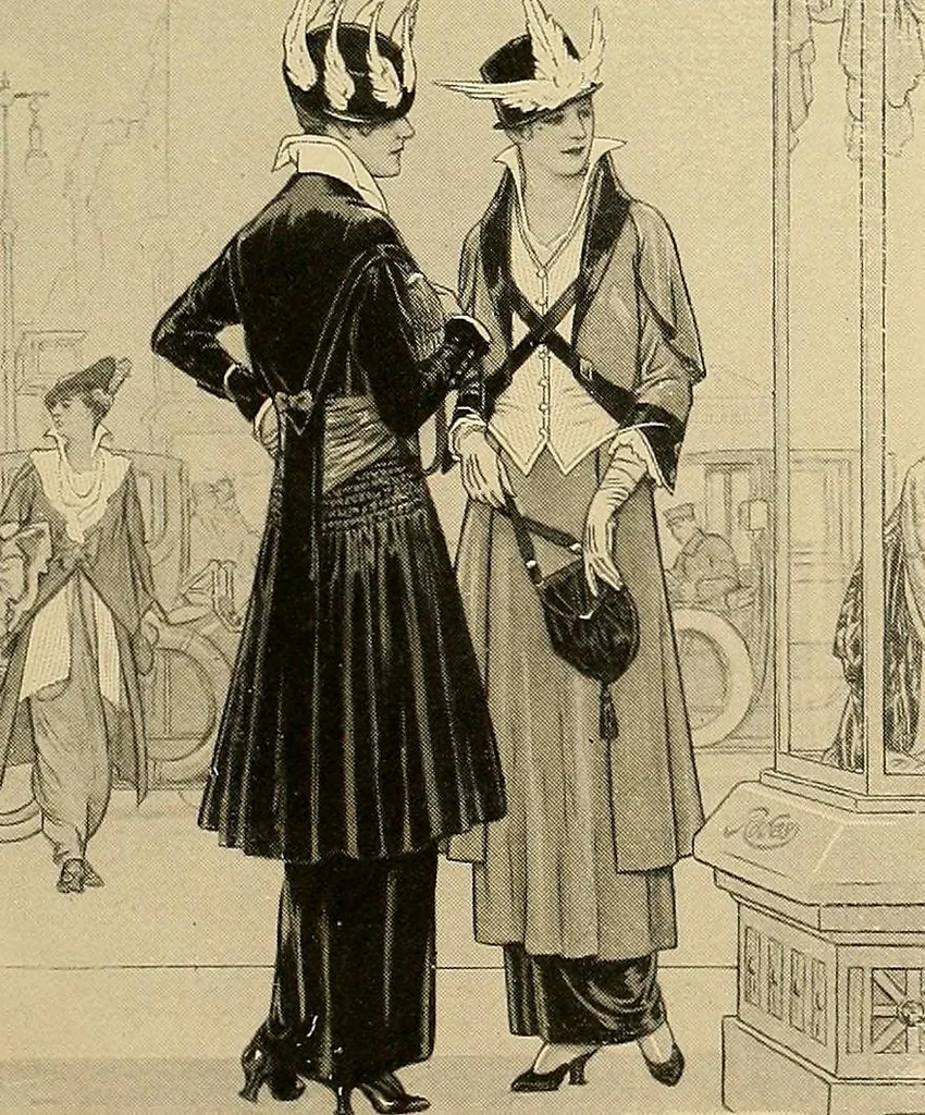 An illustration from Costume design and illustration, 1918, leaf 76