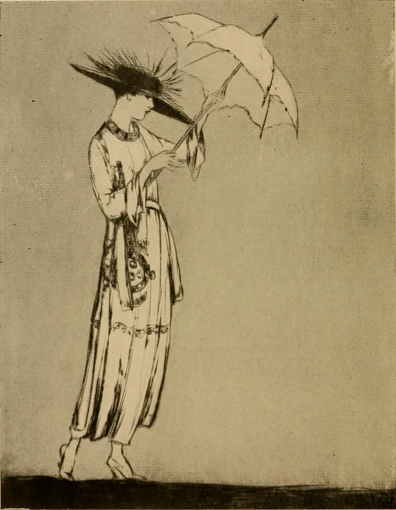 An illustration from Costume design and illustration, 1918, leaf 79