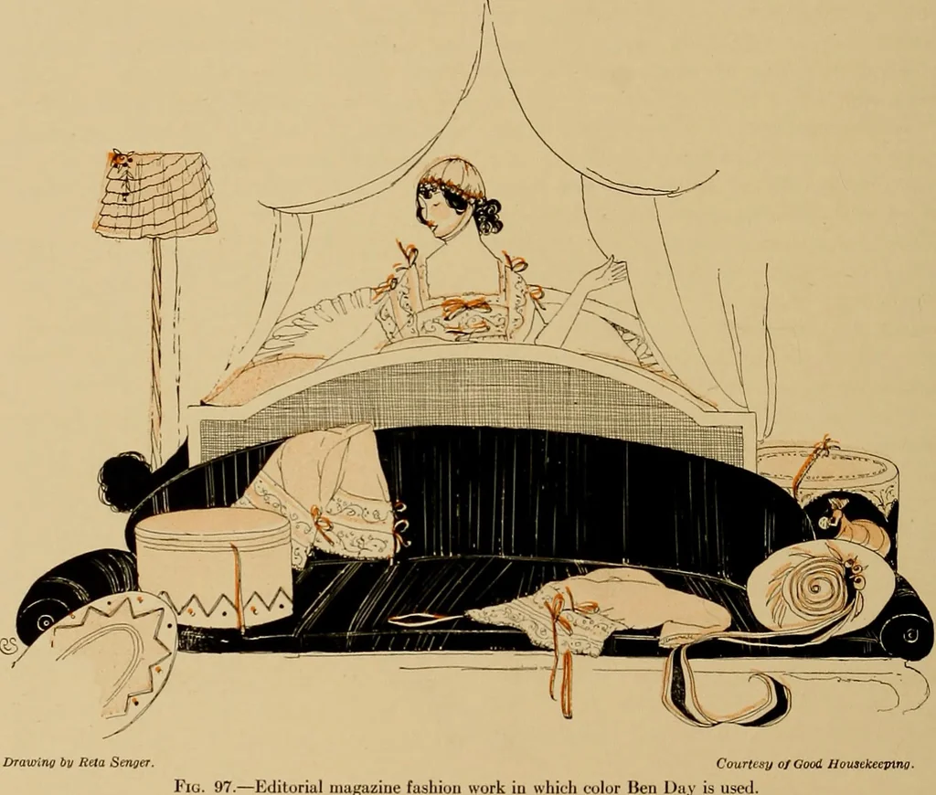 An illustration from Costume design and illustration, 1918, leaf 85