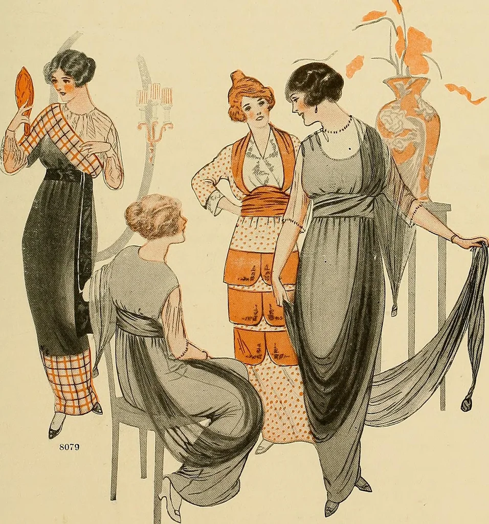 An illustration from Costume design and illustration, 1918, leaf 90