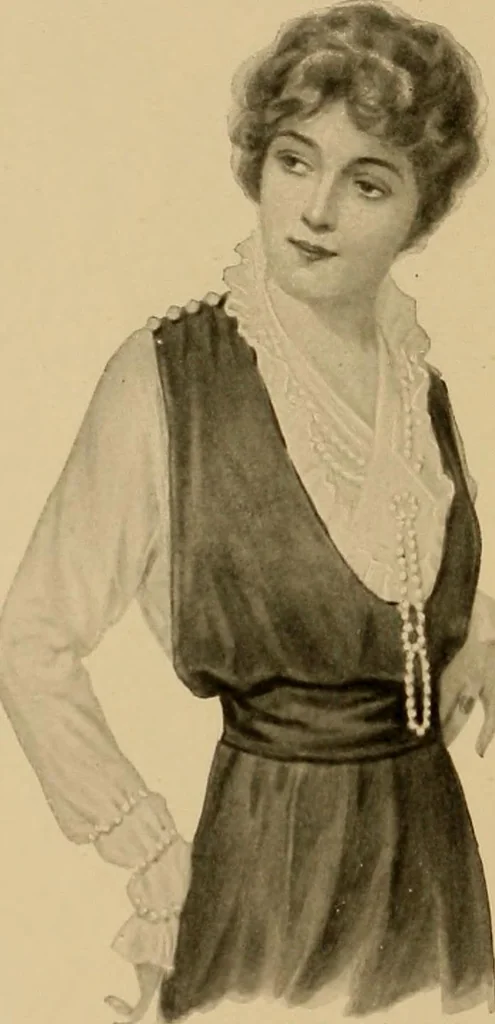 An illustration from Costume design and illustration, 1918, leaf 99
