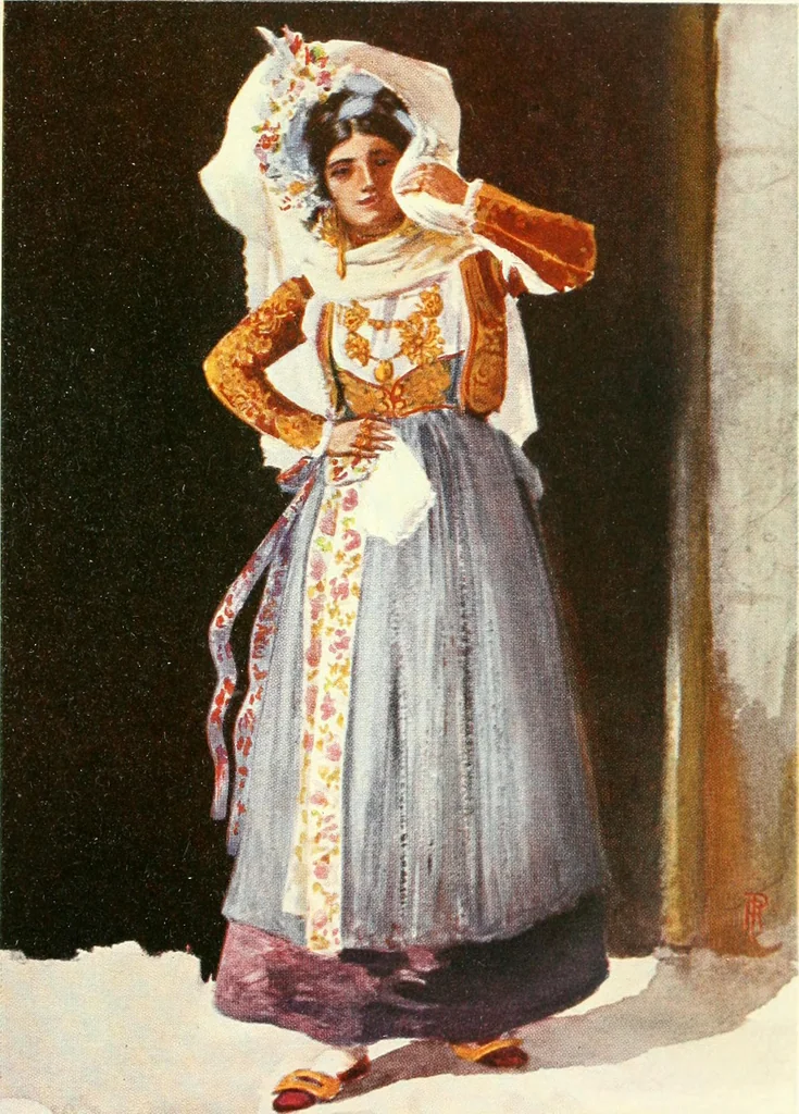 An illustration from Costume: fanciful, historical, and theatrical, 1906, leaf 163