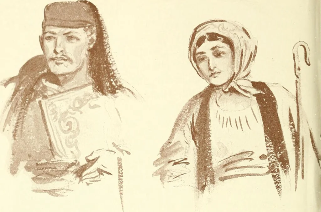 An illustration from Costume: fanciful, historical, and theatrical, 1906, leaf 166