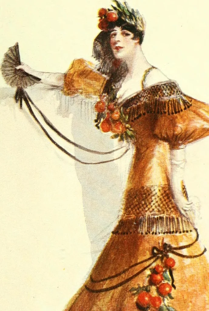 An illustration from Costume: fanciful, historical, and theatrical, 1906, leaf 221