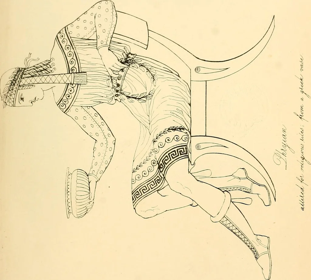 An illustration from The costume of the ancients, 1875, leaf 100