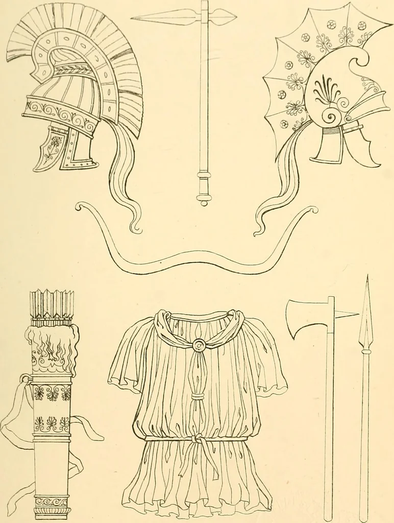 An illustration from The costume of the ancients, 1875, leaf 114