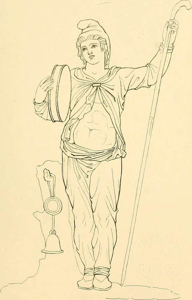 An illustration from The costume of the ancients, 1875, leaf 116