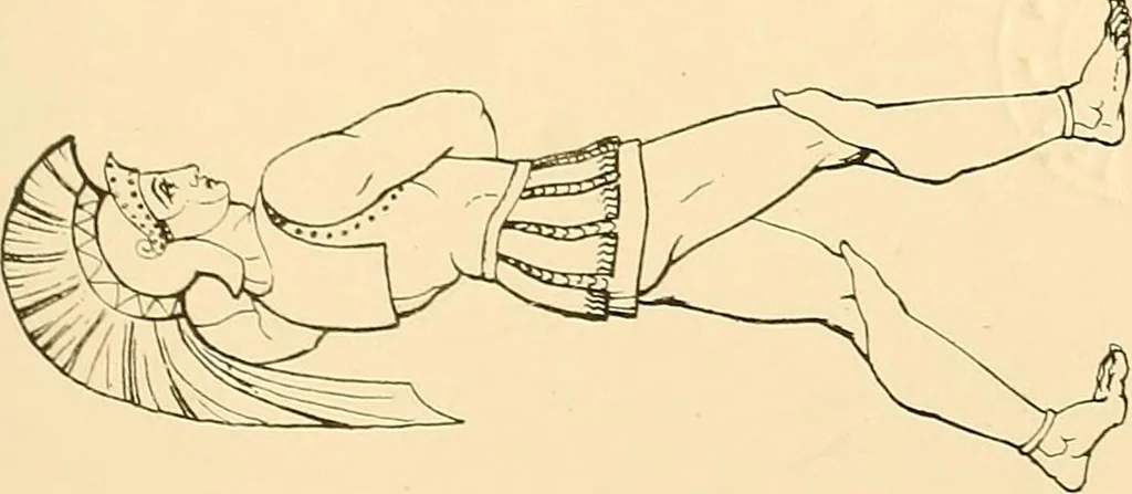An illustration from The costume of the ancients, 1875, leaf 132