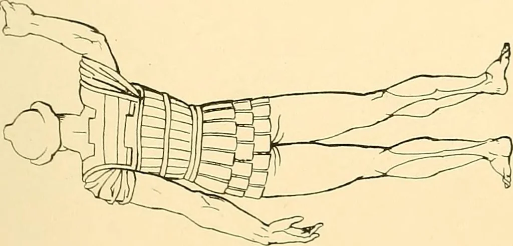 An illustration from The costume of the ancients, 1875, leaf 138
