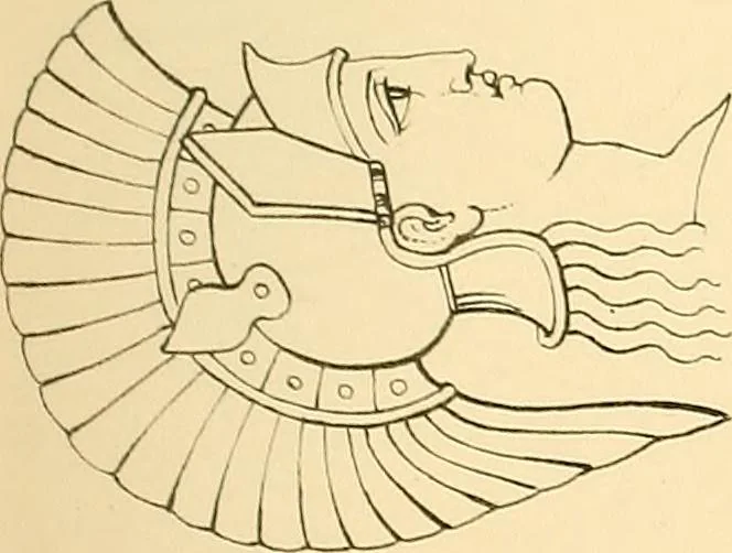 An illustration from The costume of the ancients, 1875, leaf 140